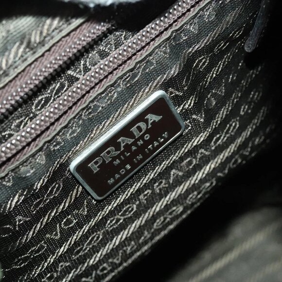 PRADA Backpack Nylon Green Silver Auth 135051 - Picture 12 of 16